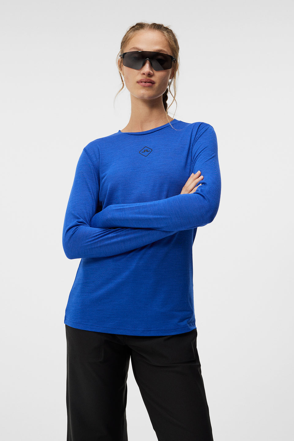 Shauna Wool LS T-shirt / Dazzling Blue
