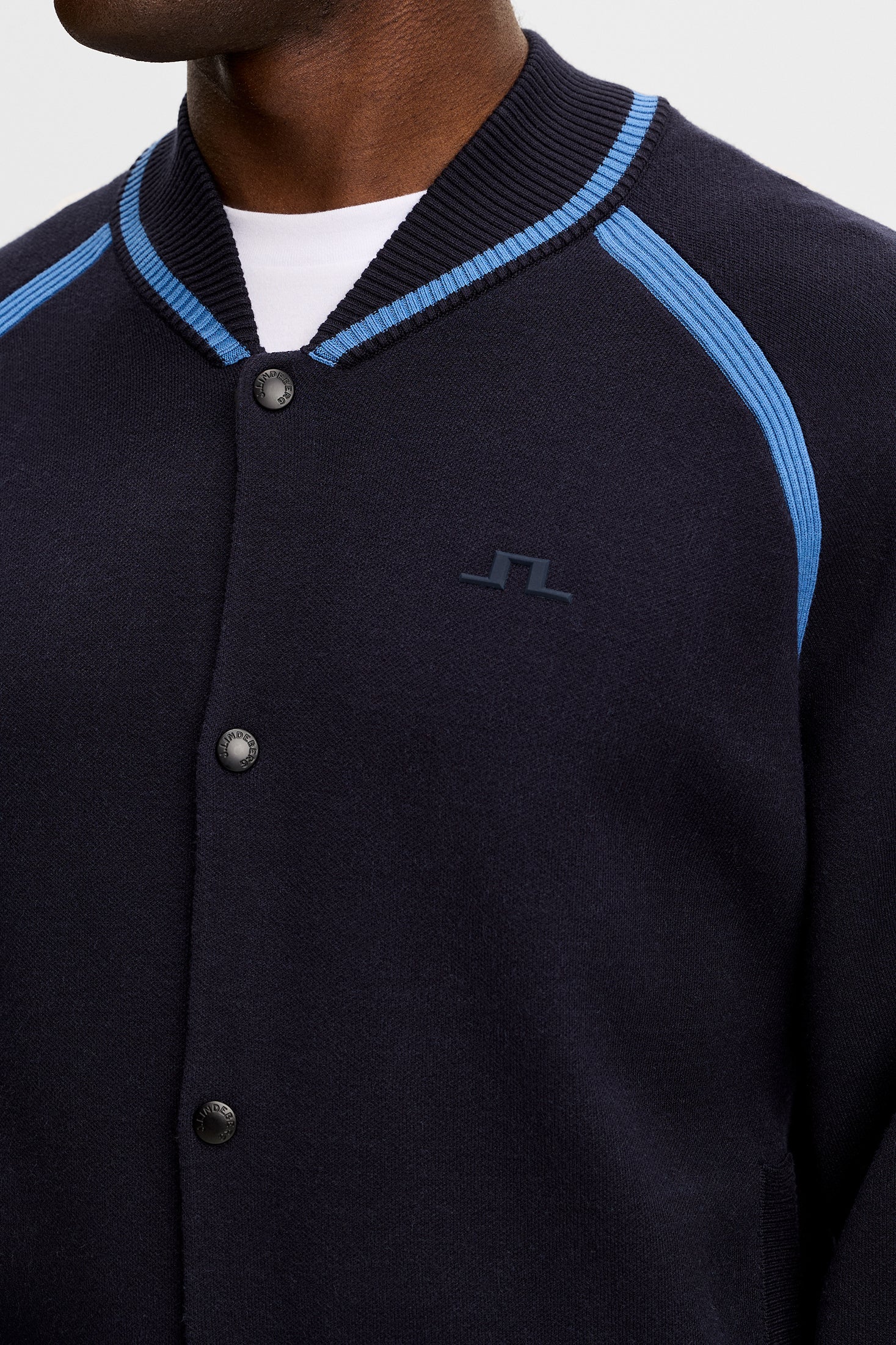 Stanley Jacquard Knit Bomber / JL Navy – J.Lindeberg EU