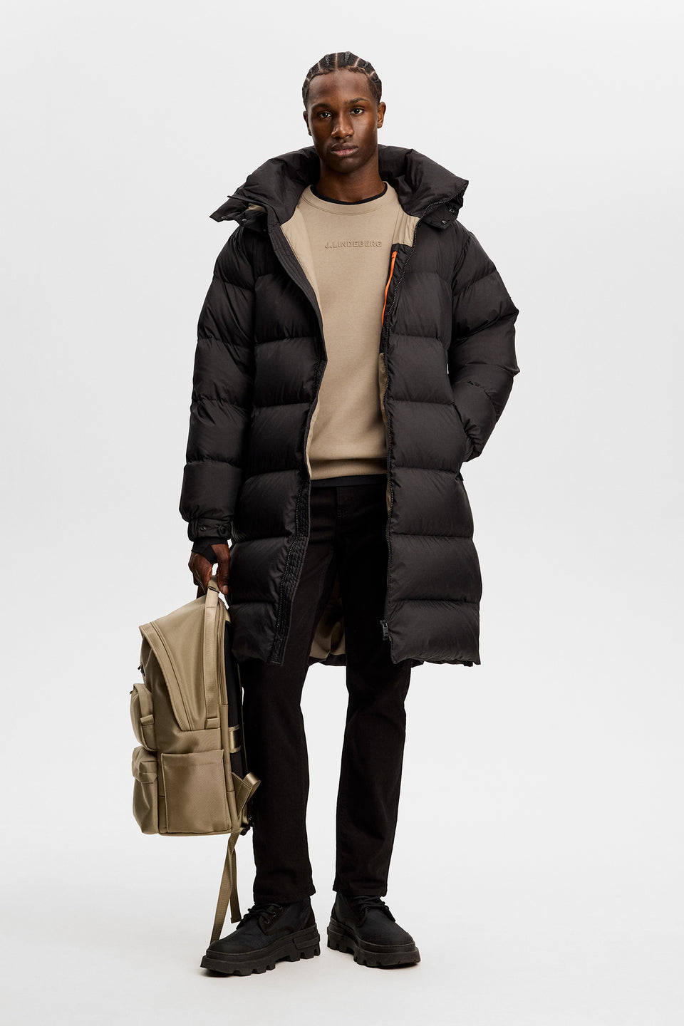 Creek Crinkle Down Parka / Black