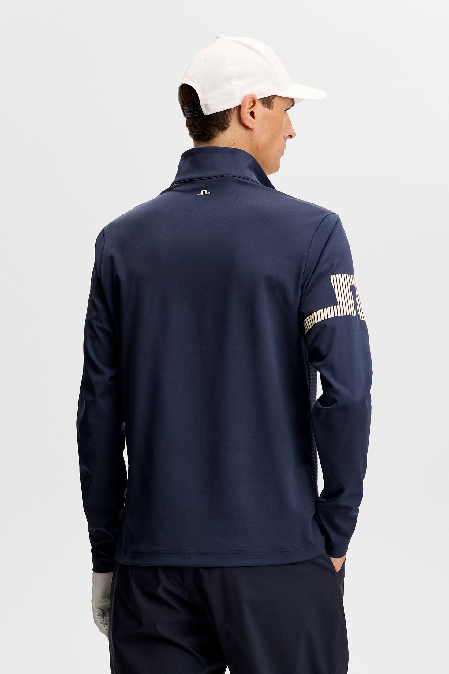 ■J.LINDEBERG トラックジャケット 紺L ミッドレイヤー ゴルフ■ Heath Strike Mid Layer / JL Navy | J.Lindeberg Official