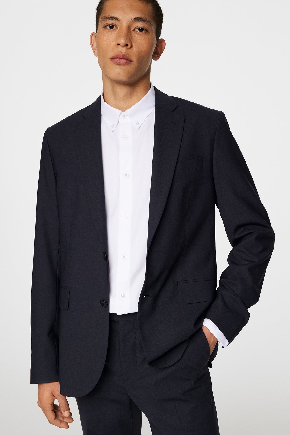 Elton U Bi Stretch Blazer / JL Navy
