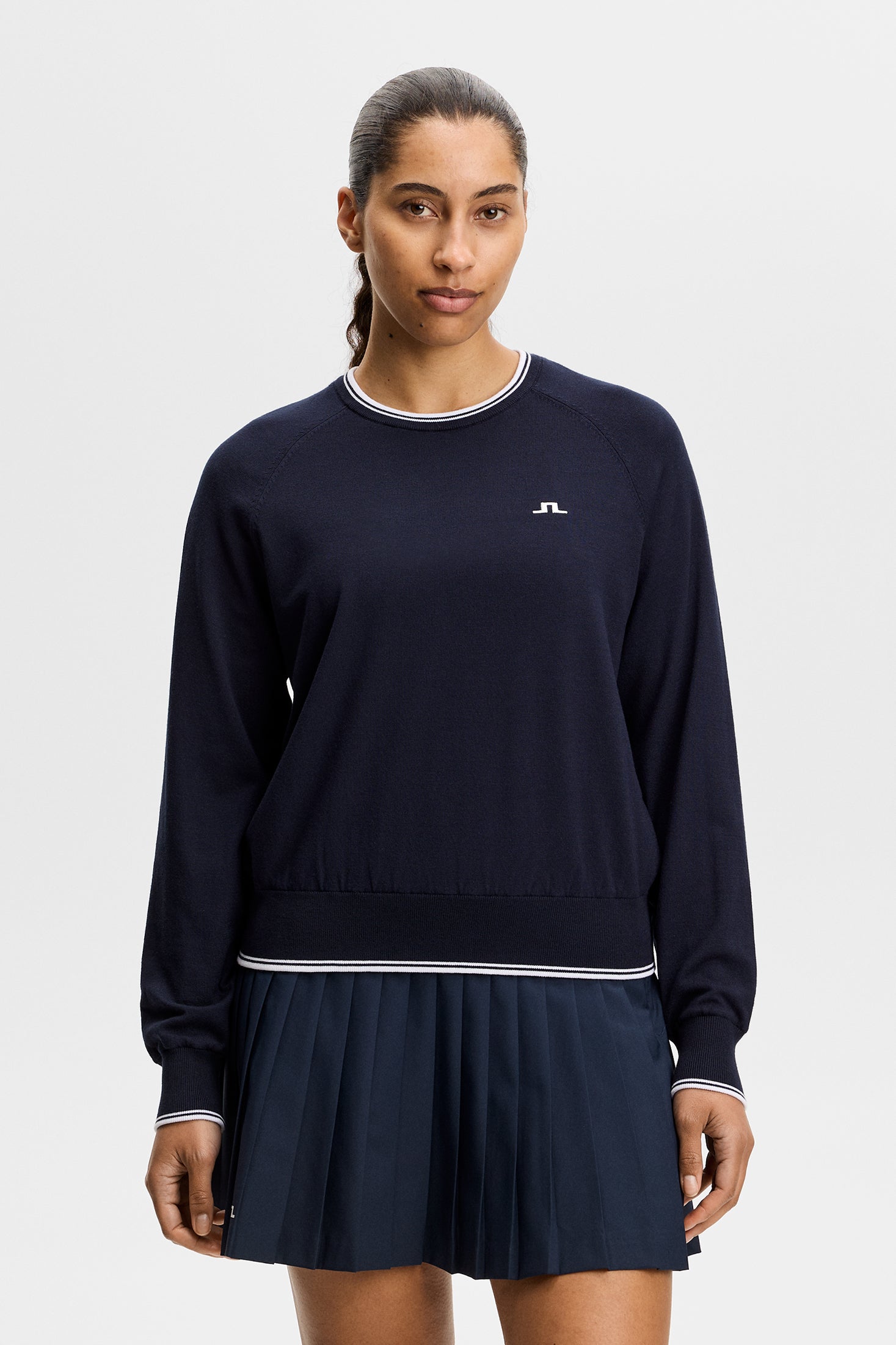 Clarissa Windbreaker Sweater | Golf Knitwear | J.LINDEBERG®