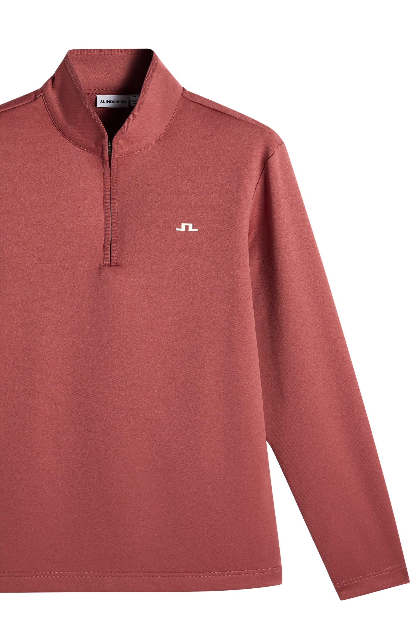 Clide Quarter Zip Mid Layer / Apple Butter | J.Lindeberg Official