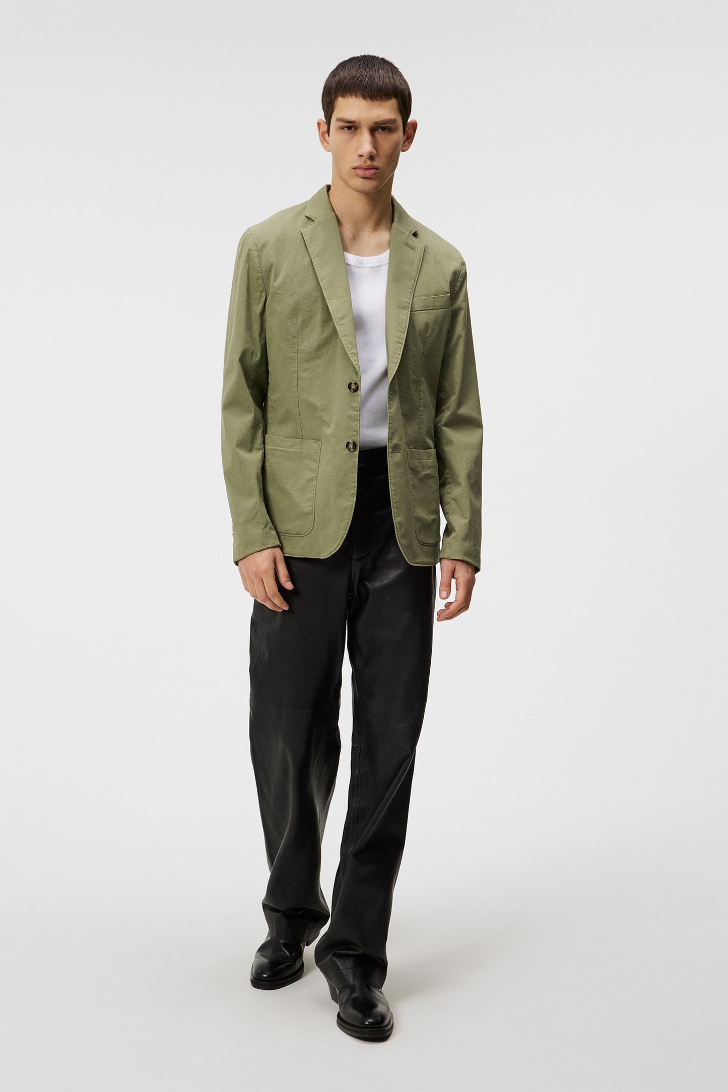 Elton GMT Dyed Blazer / Oil Green