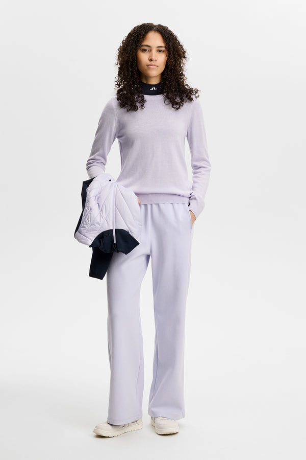 Aria Knitted Sweater / Purple Heather