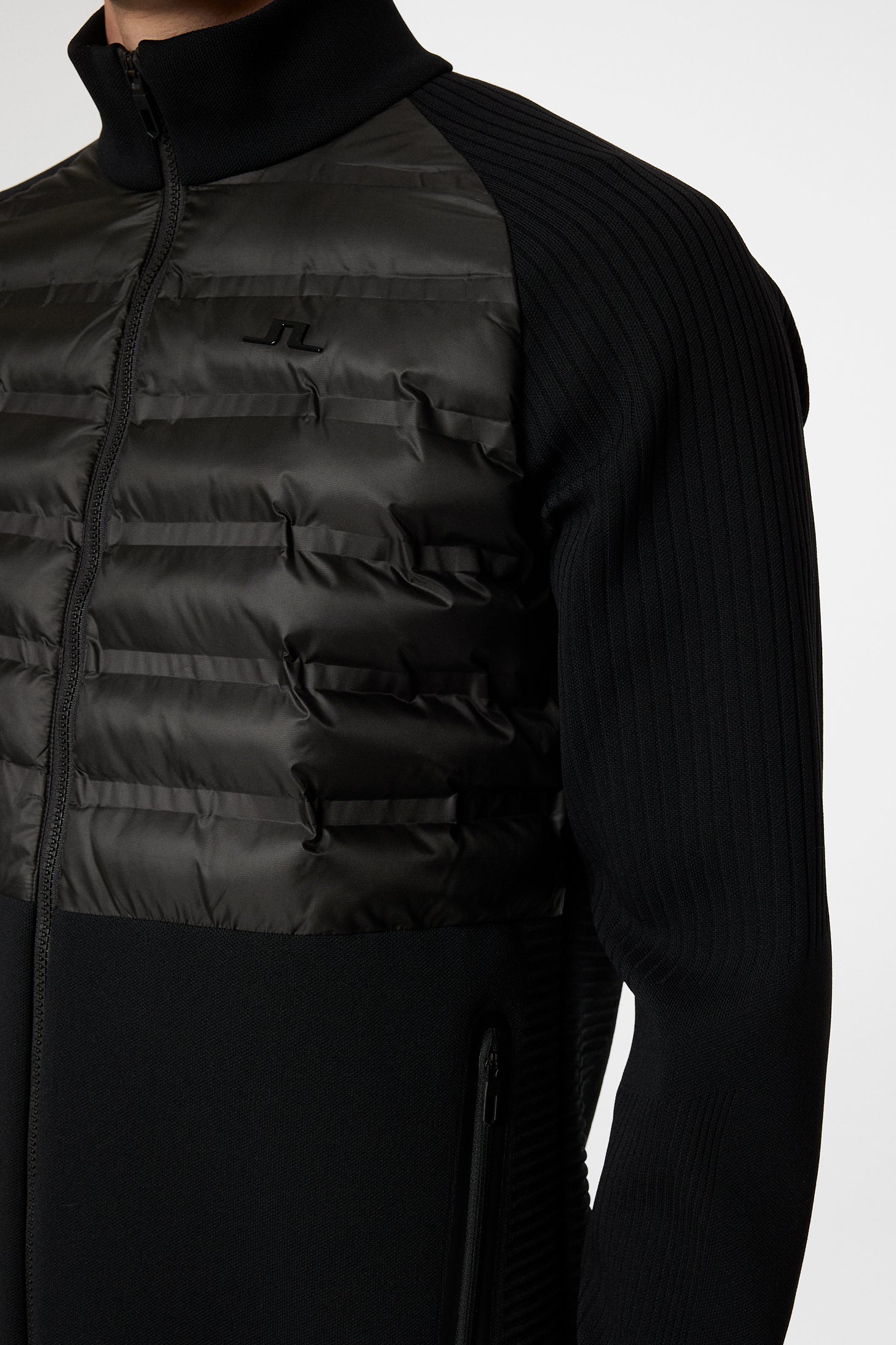 Aziel Tech Knit Zip Sweater / Black – J.Lindeberg