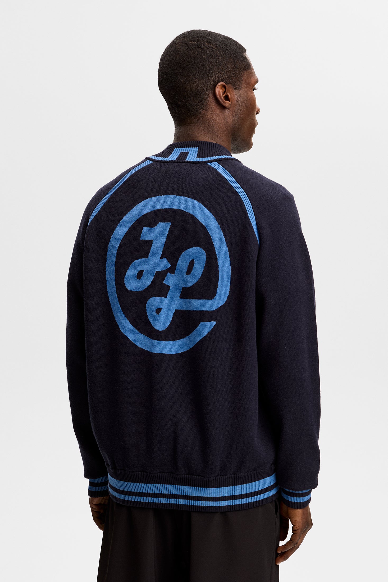 Stanley Jacquard Knit Bomber / JL Navy – J.Lindeberg EU