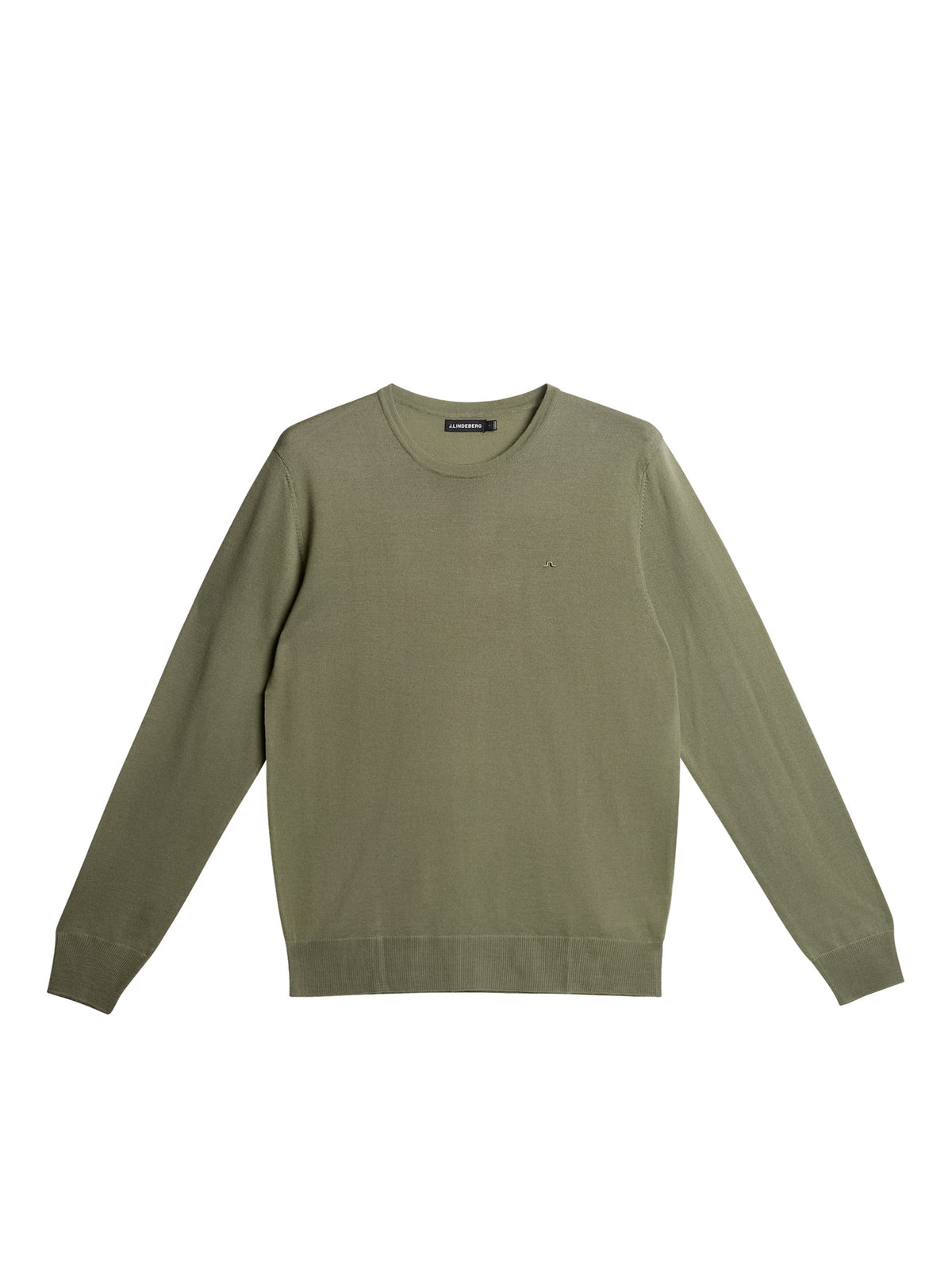 Lyle Light Merino Sweater / Oil Green