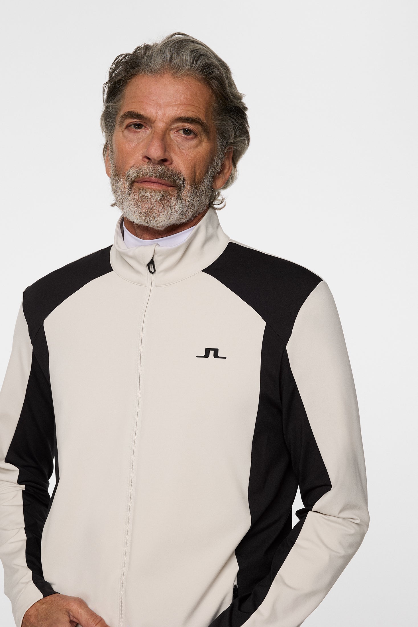 Banks Zip Mid Layer / Moonbeam – J.Lindeberg EU