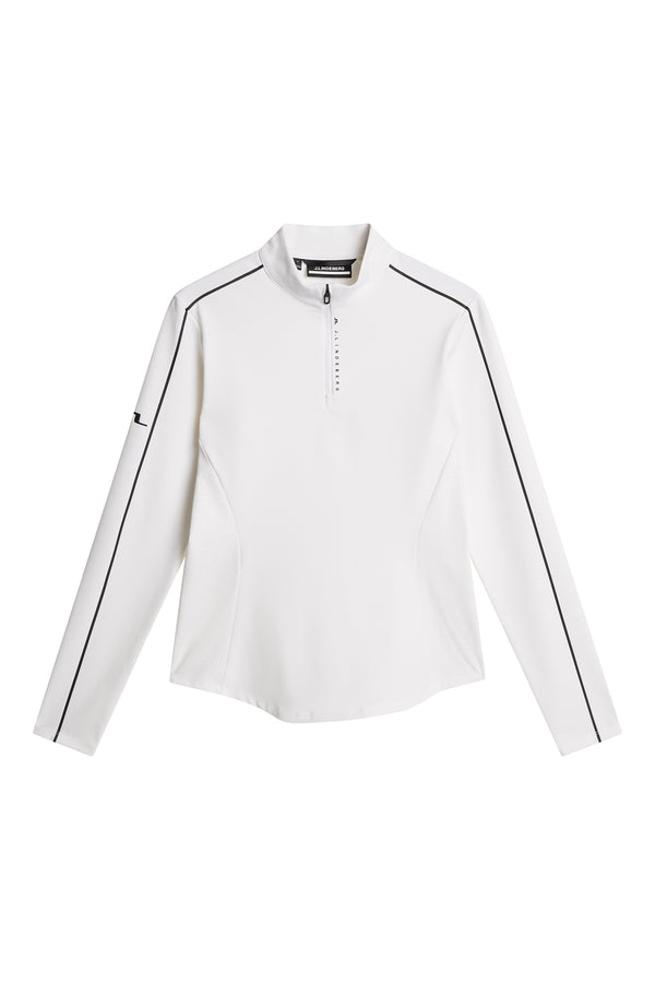 Adiola Quarter Zip Mid Layer / White