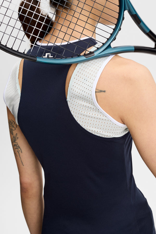 Nora Sleeveless Top / JL Navy
