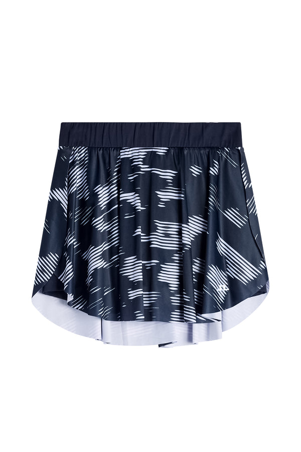 Feilia Print Skirt / Clay Purple Heather L