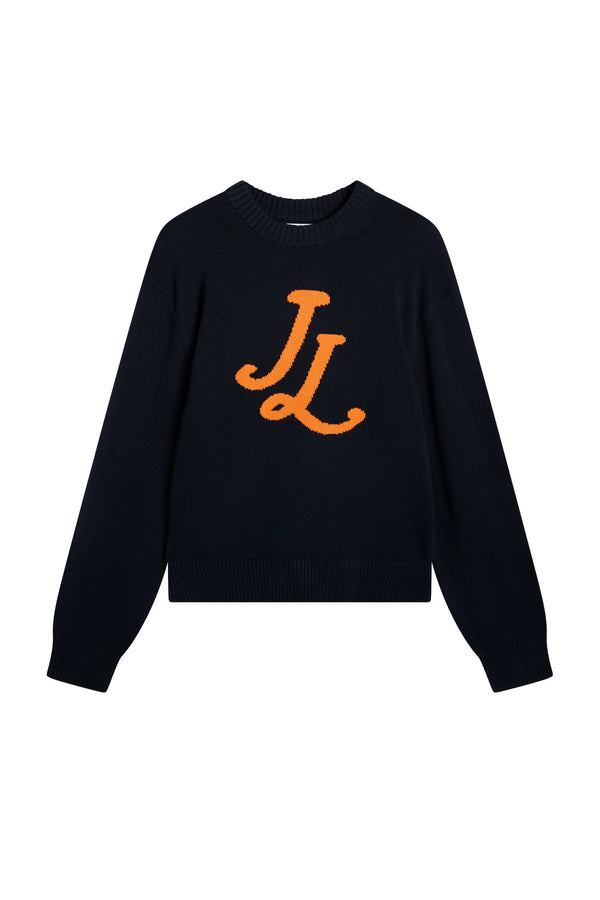 Eddy Cotton Crew Neck  / JL Navy