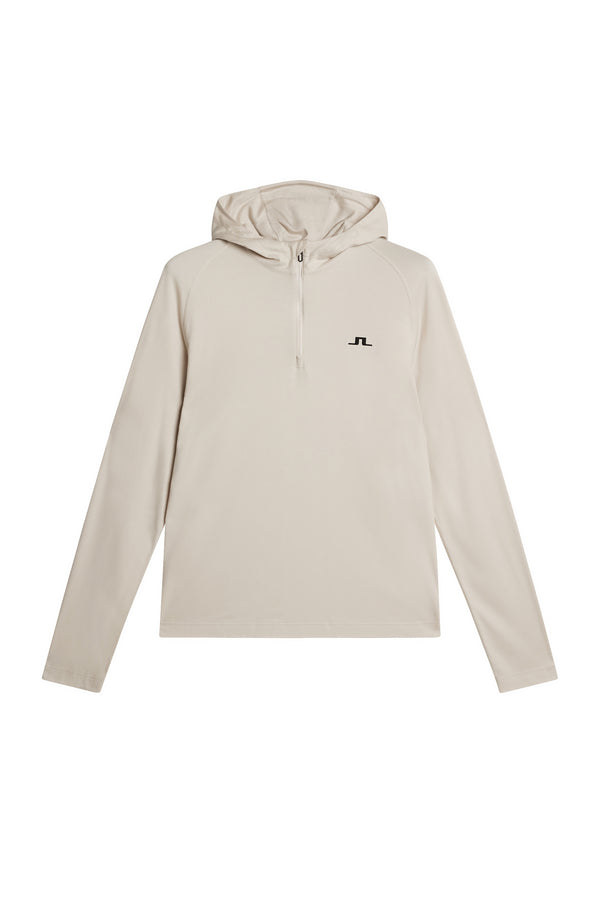 Mario Quarter Zip Hood / Moonbeam
