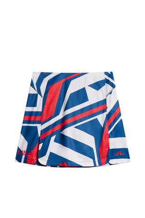 Gisele Skirt Print / US Golf Red