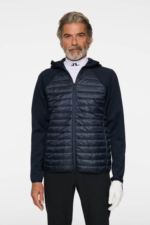 Hayden Quilt Hybrid Hood / JL Navy
