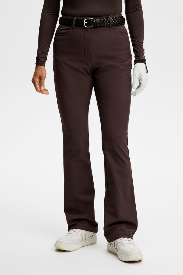 Mia Bonded Pant / Seal Brown