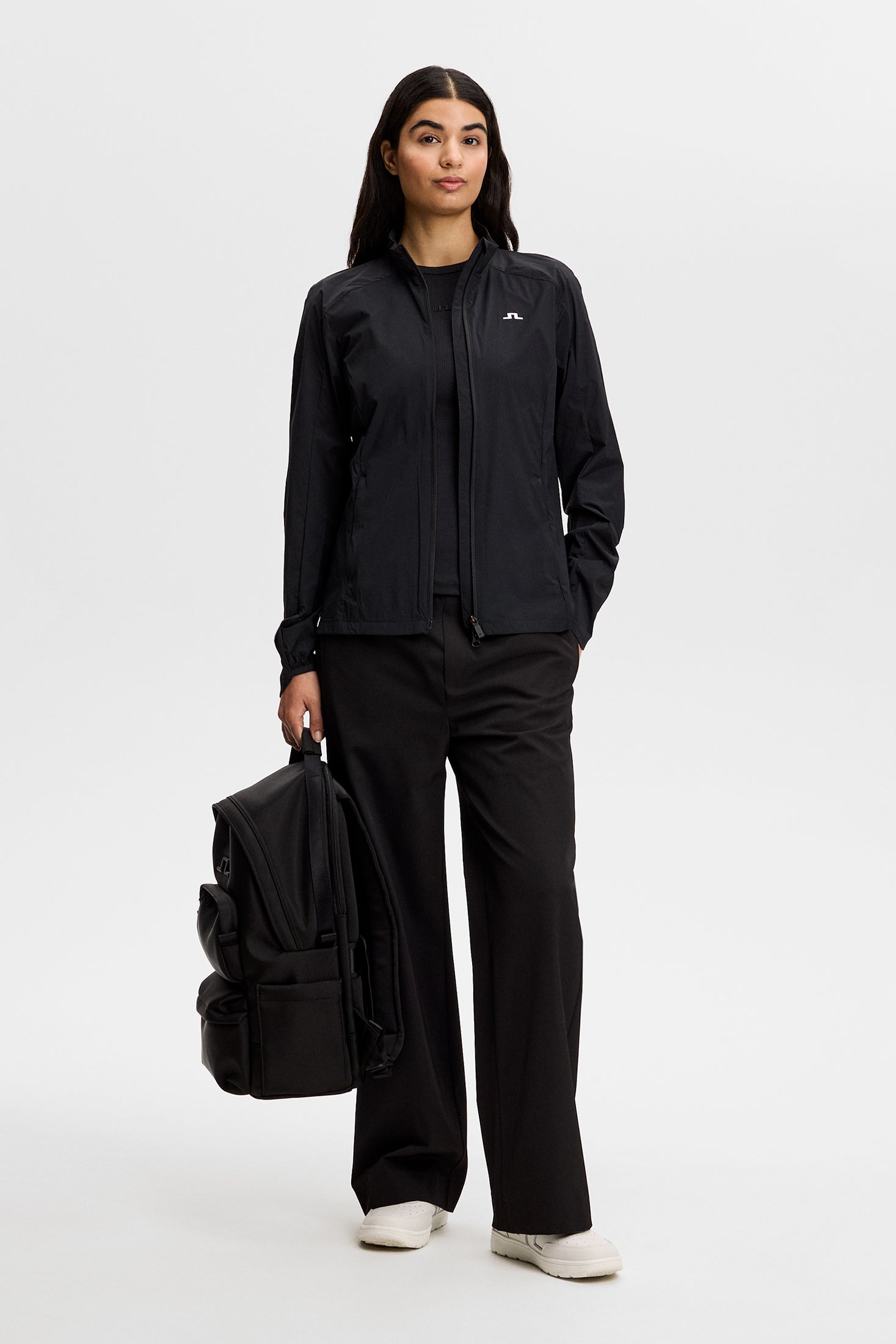 Thorine Wind Packable Jacket / Black | J.Lindeberg Official