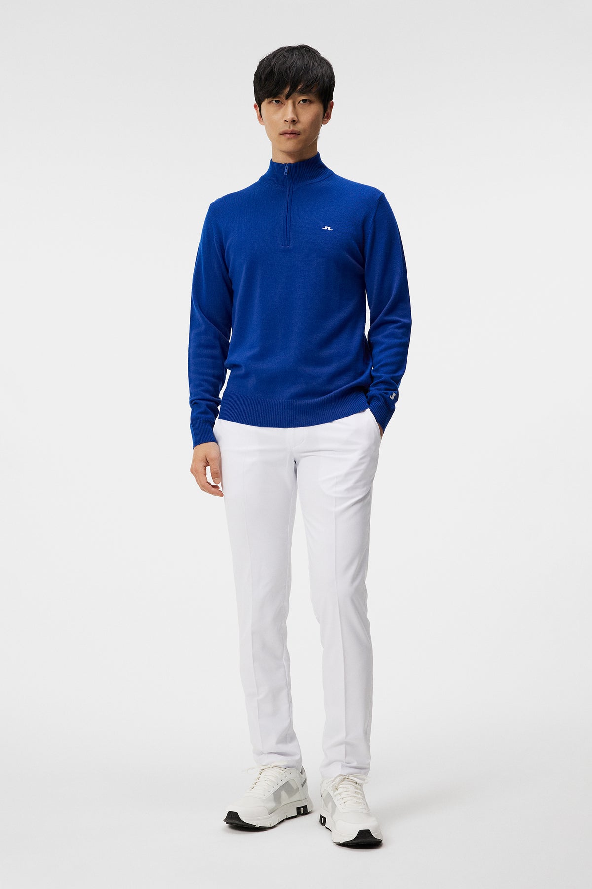 Kian Zipped Sweater / Sodalite Blue