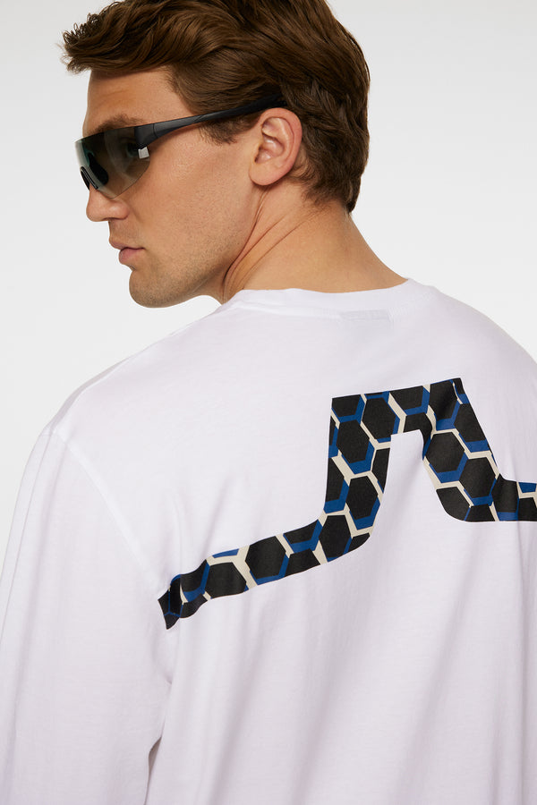 Cale Logo Longsleeve T-shirt / White