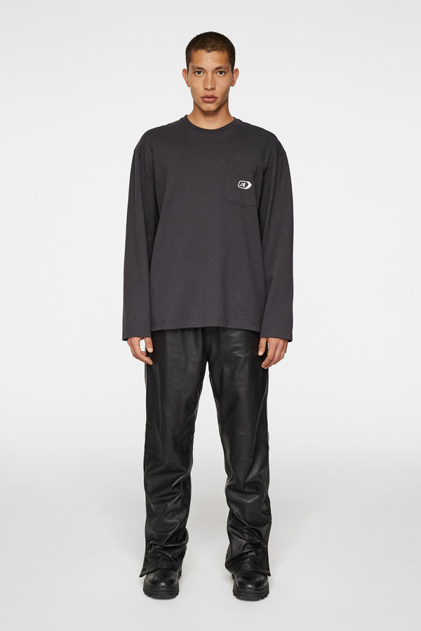 Walsh LS Pocket Tee / Washed Black