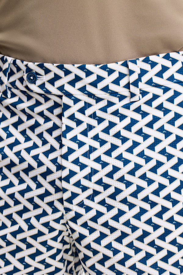 Vent Print Shorts / Ladder Estate White S