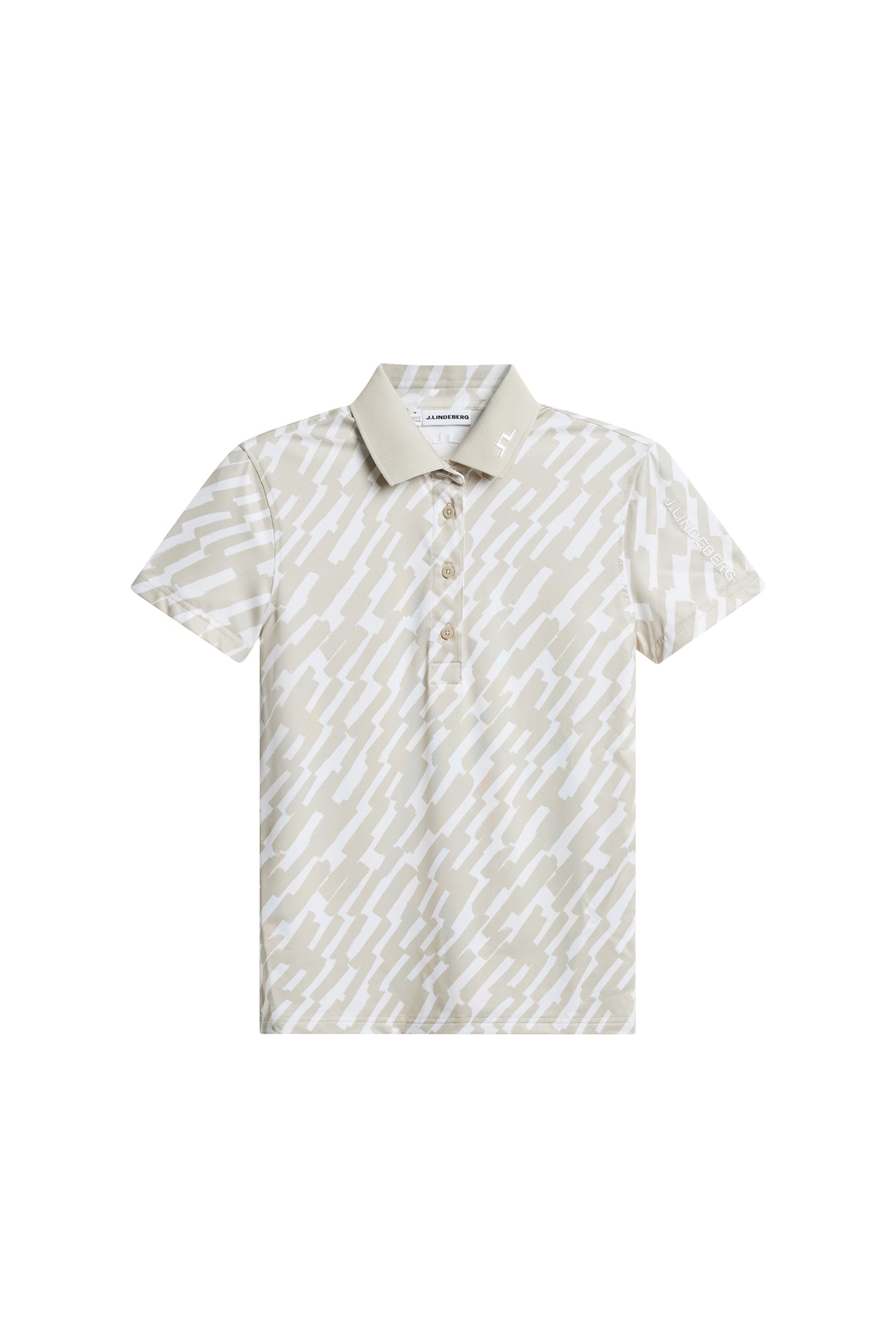 Tour Tech Print Polo / Oak Island Fossil M | J.Lindeberg Official
