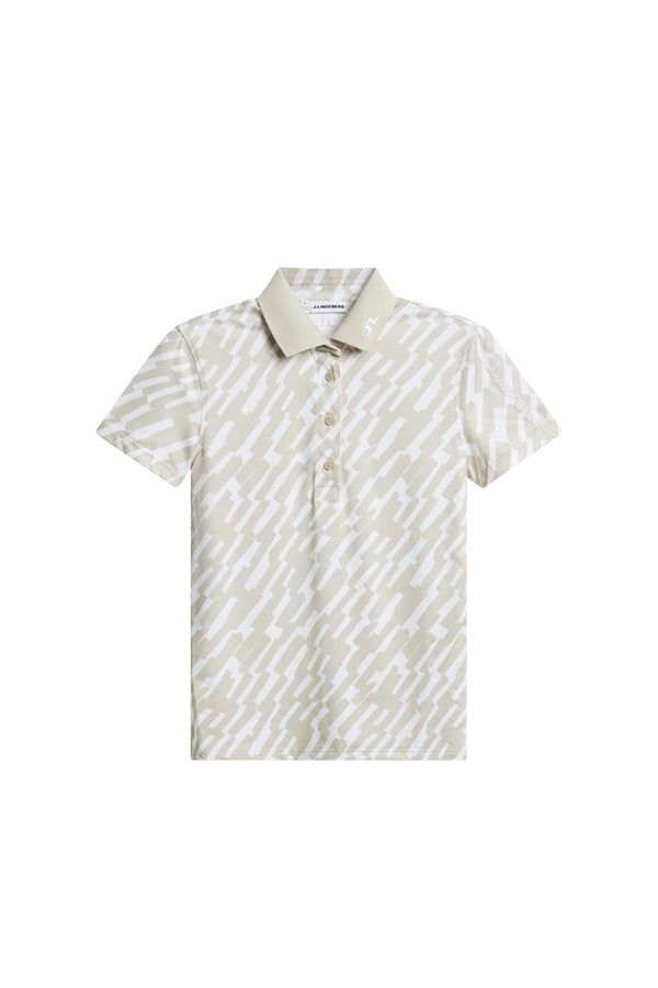 Tour Tech Print Polo / Oak Island Fossil M