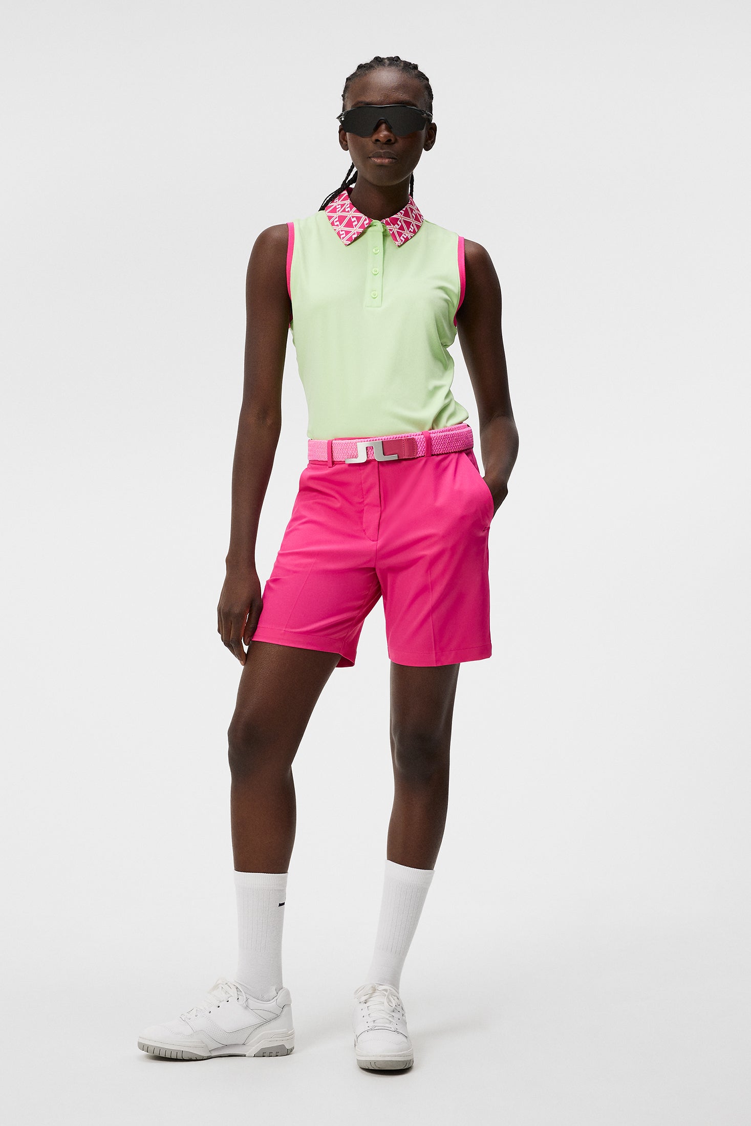 Gigi Sleeveless Top / Paradise Green | J.Lindeberg Official
