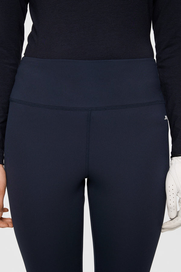 Fiona Flared Leggings / JL Navy