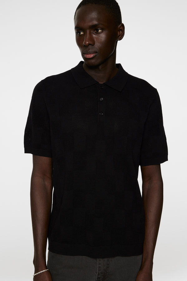 Reymond Stacked Bridge Polo / Black