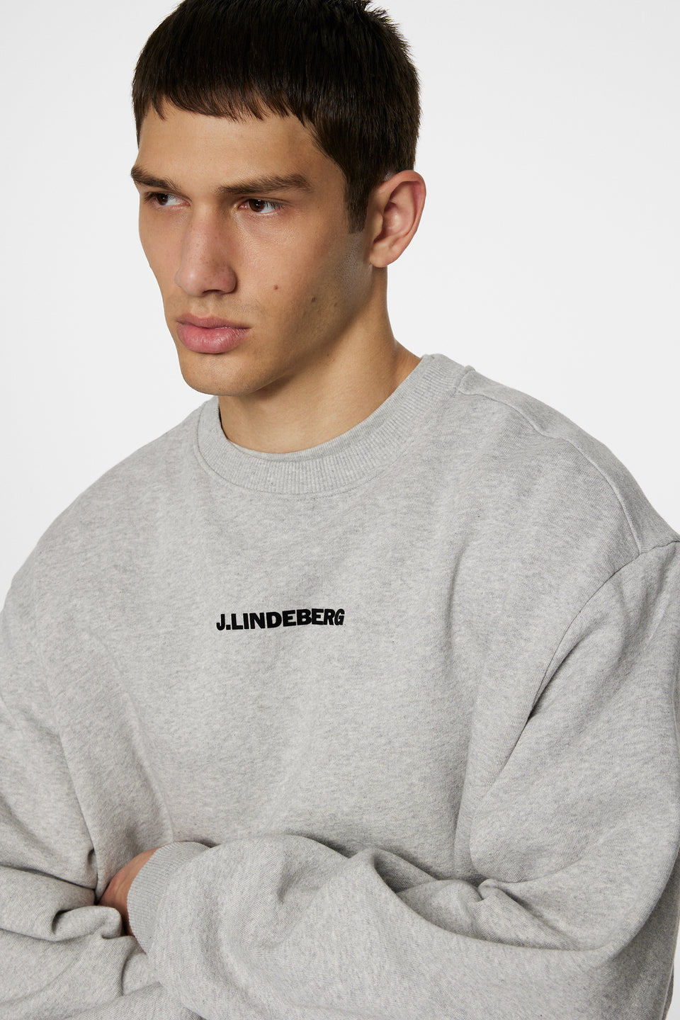 Callan Crew Neck / Light Grey Melange