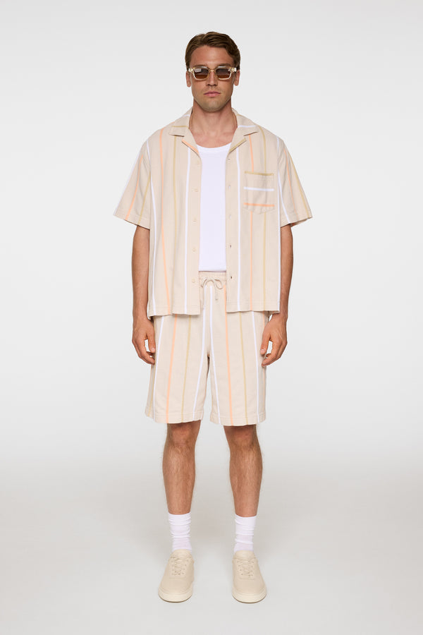 Simon Stripe Shorts / Moonbeam