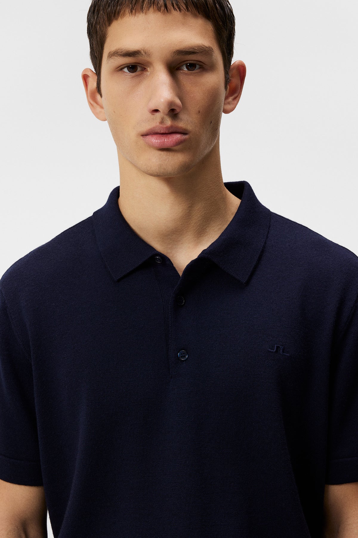 Lear Knitted Shirt / JL Navy