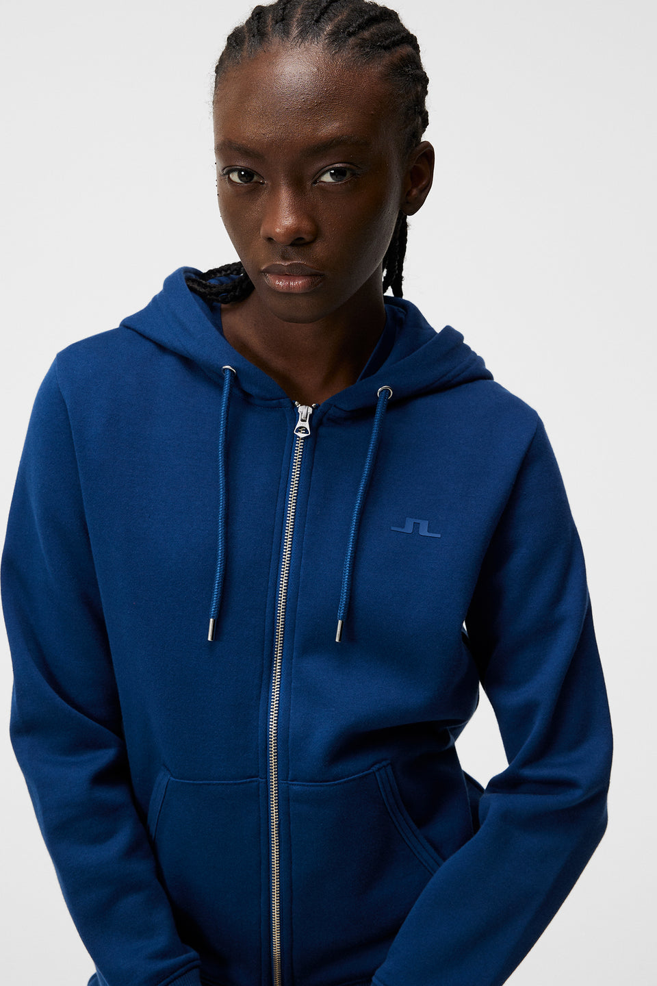 W Alpha Zip Hood / Estate Blue