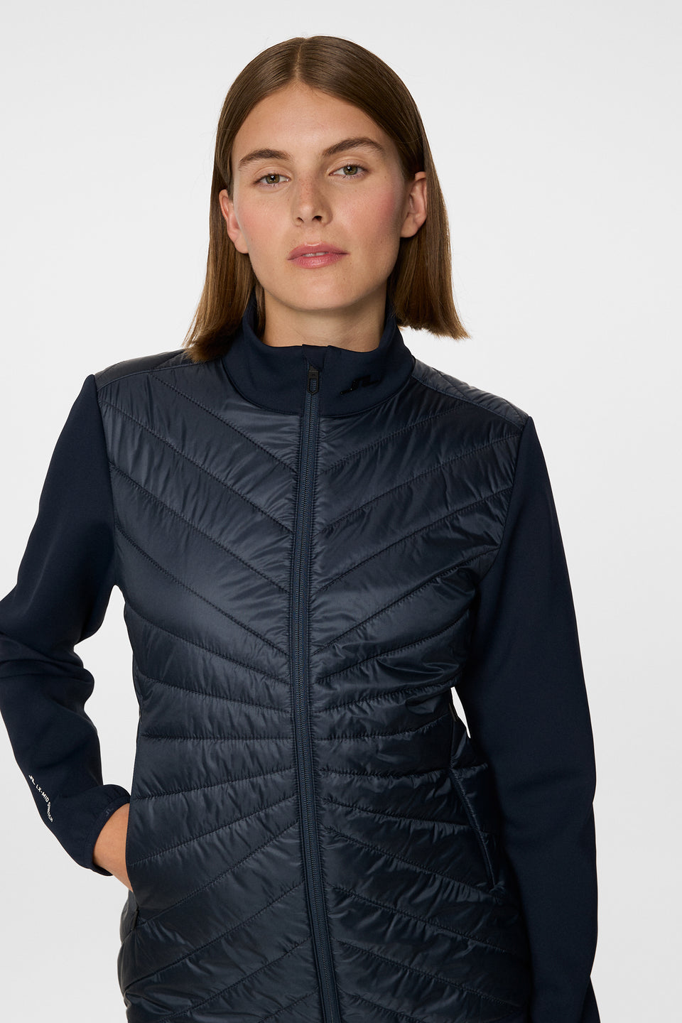 Madde Quilt Hybrid Jacket / JL Navy