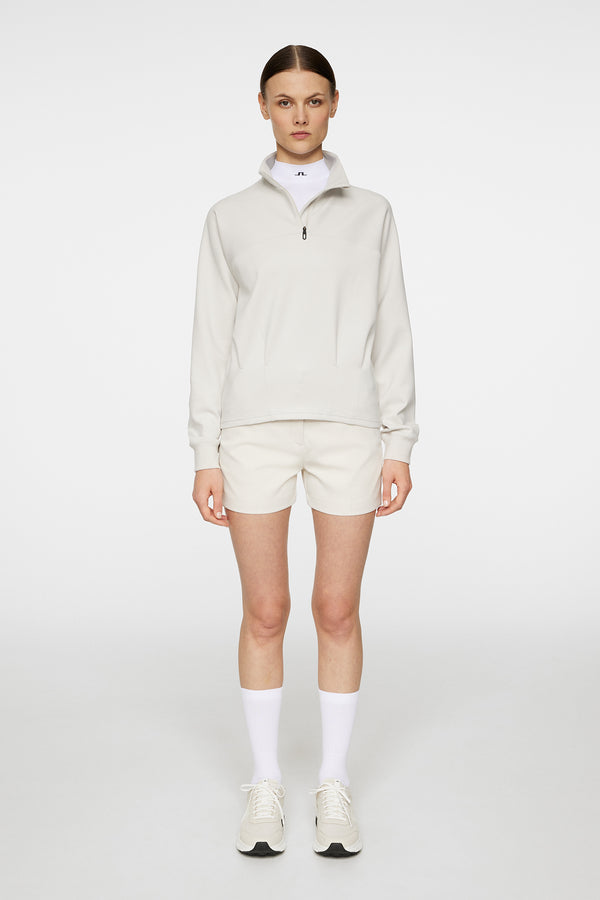 Jodi Quarter Zip Sweatshirt / Moonbeam