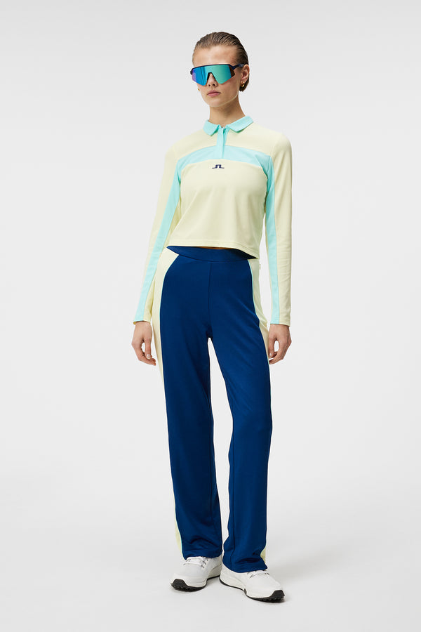 Zahara Long Sleeve Polo / Wax Yellow