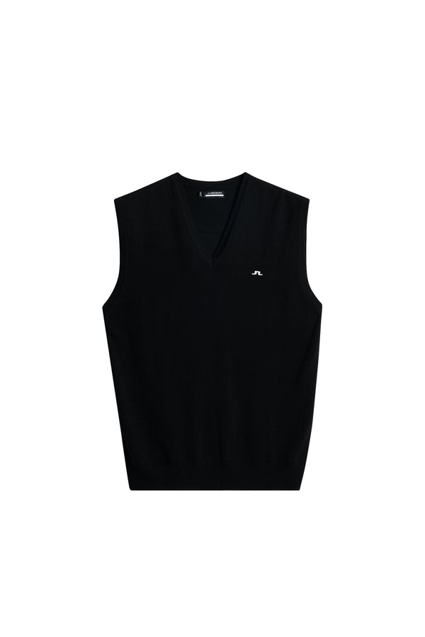 Liam Knitted Vest / Black