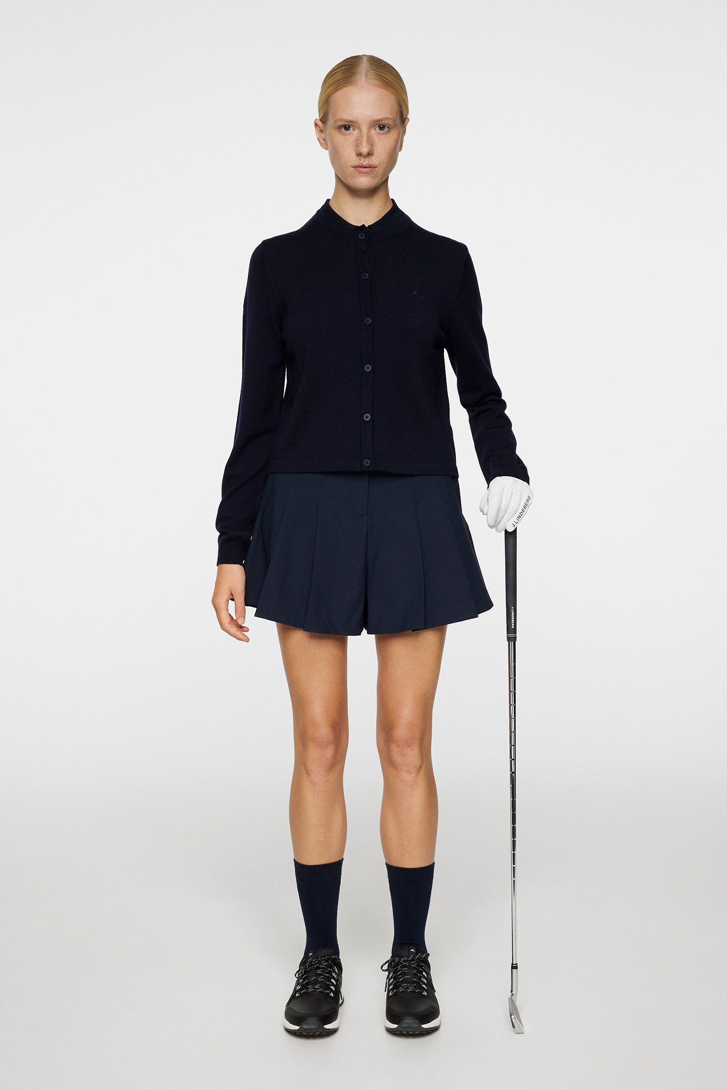 Thalia Knitted Cardigan / JL Navy – J.Lindeberg