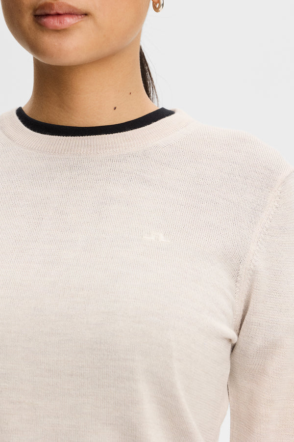 Aria Knitted Sweater / Moonbeam Melange