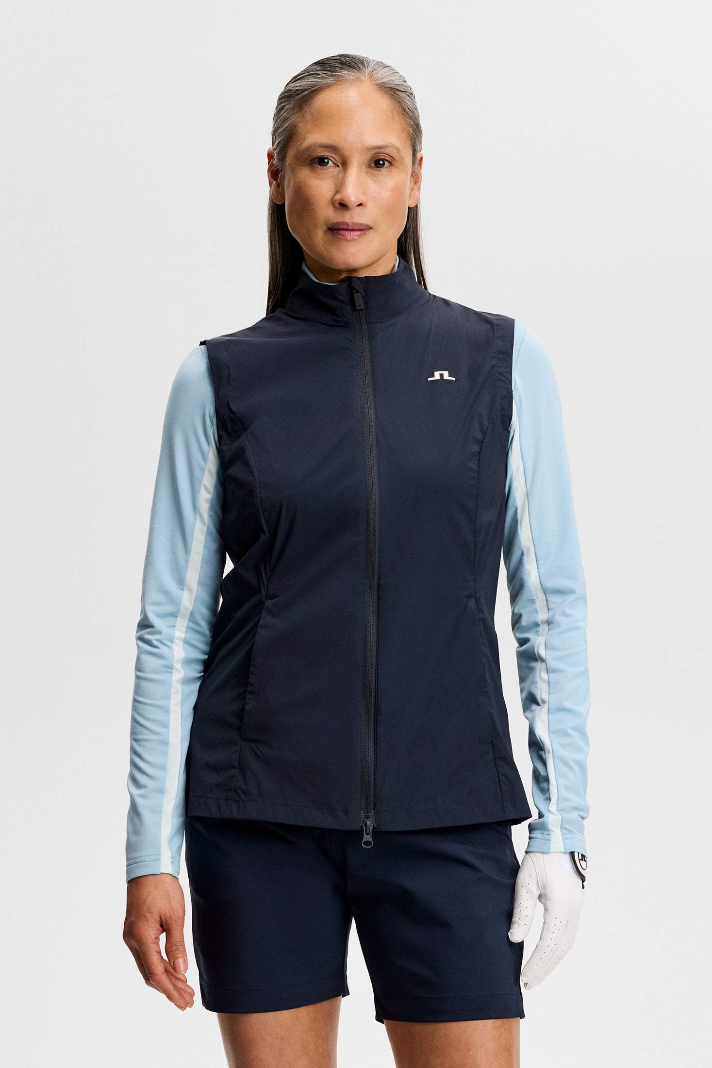 Thorine Wind Packable Vest / JL Navy | J.Lindeberg Official