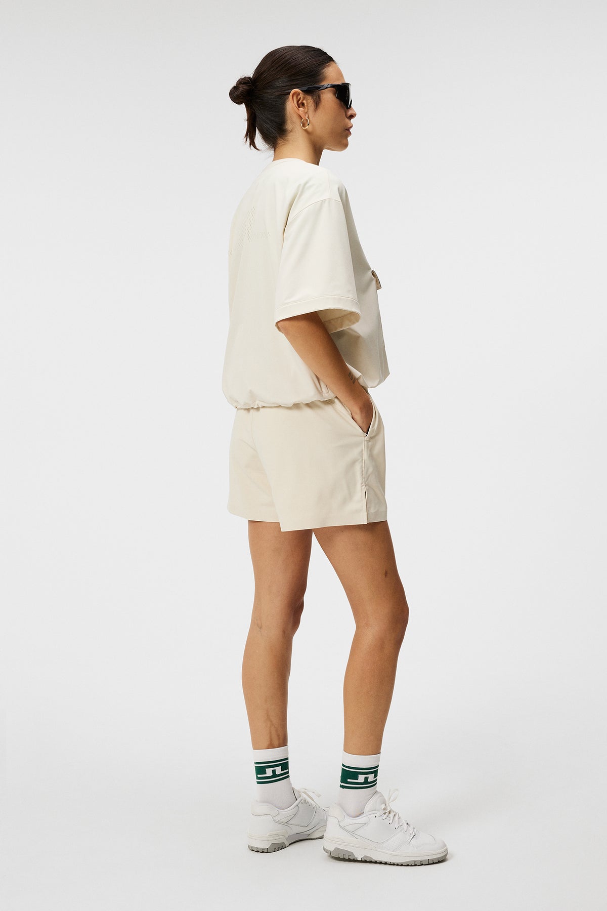 Chrisann Short Sleeve Pullover / Almond Milk