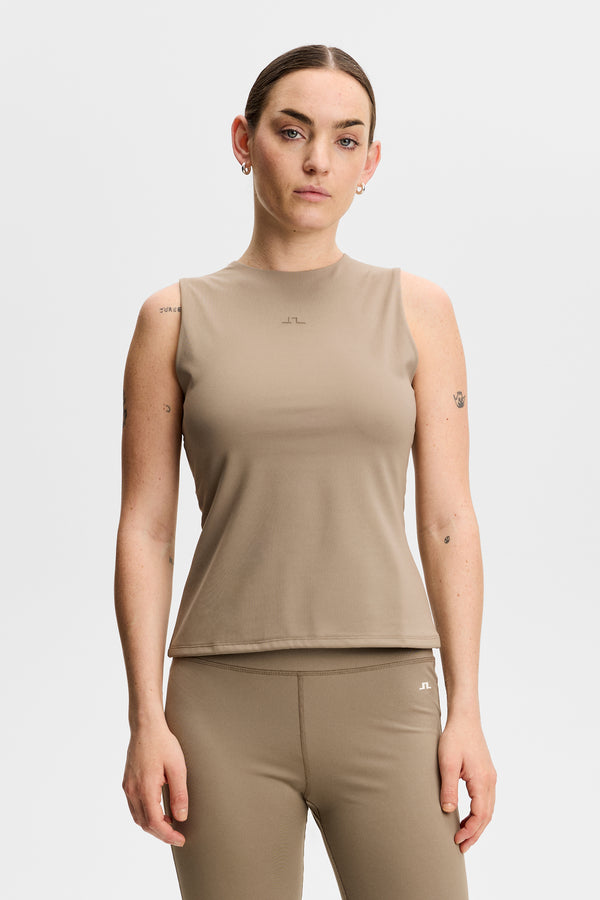 Clarisse Sleeveless Top / Brindle