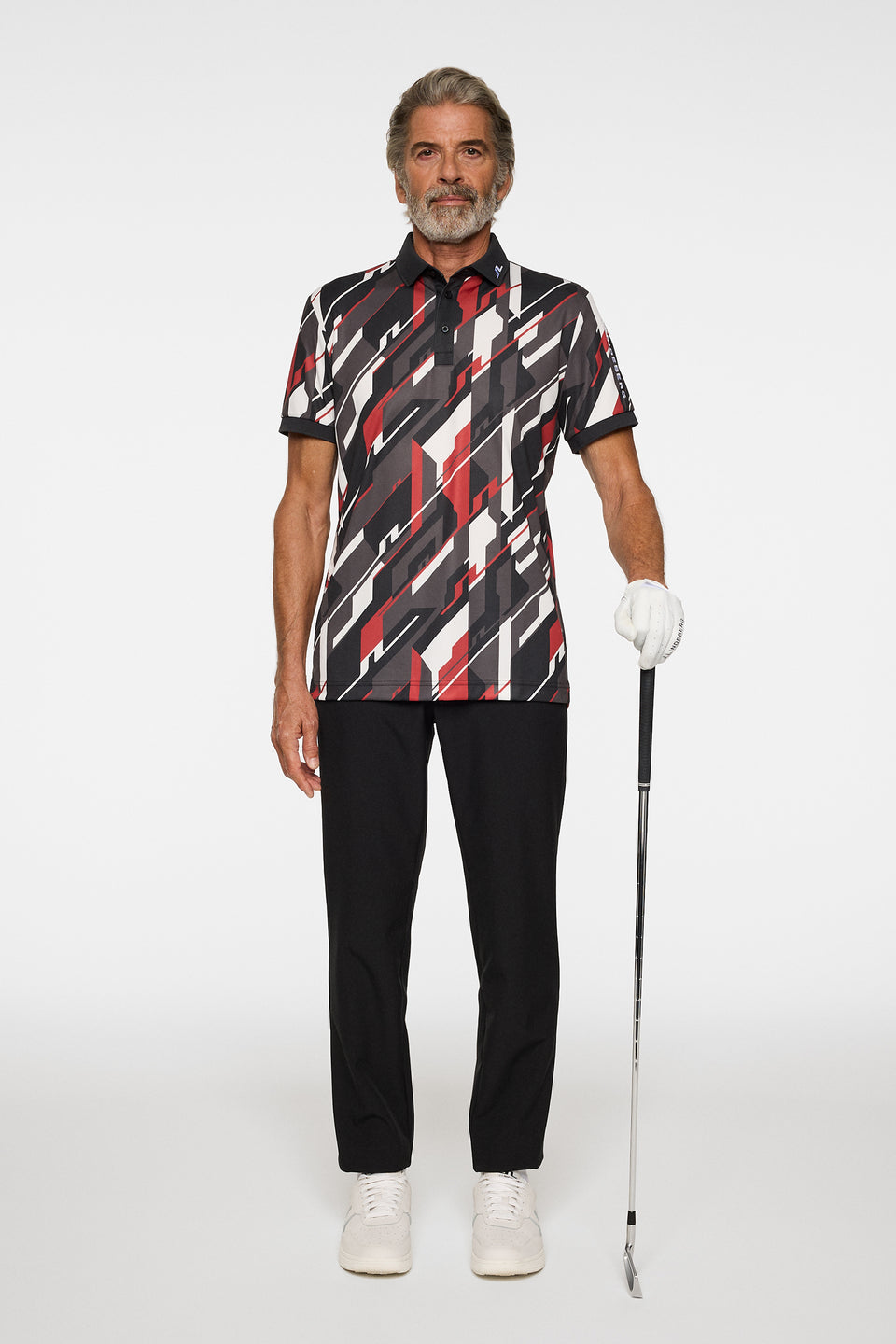 Tour Tech Print Polo / GEO 1 - JL BLACK
