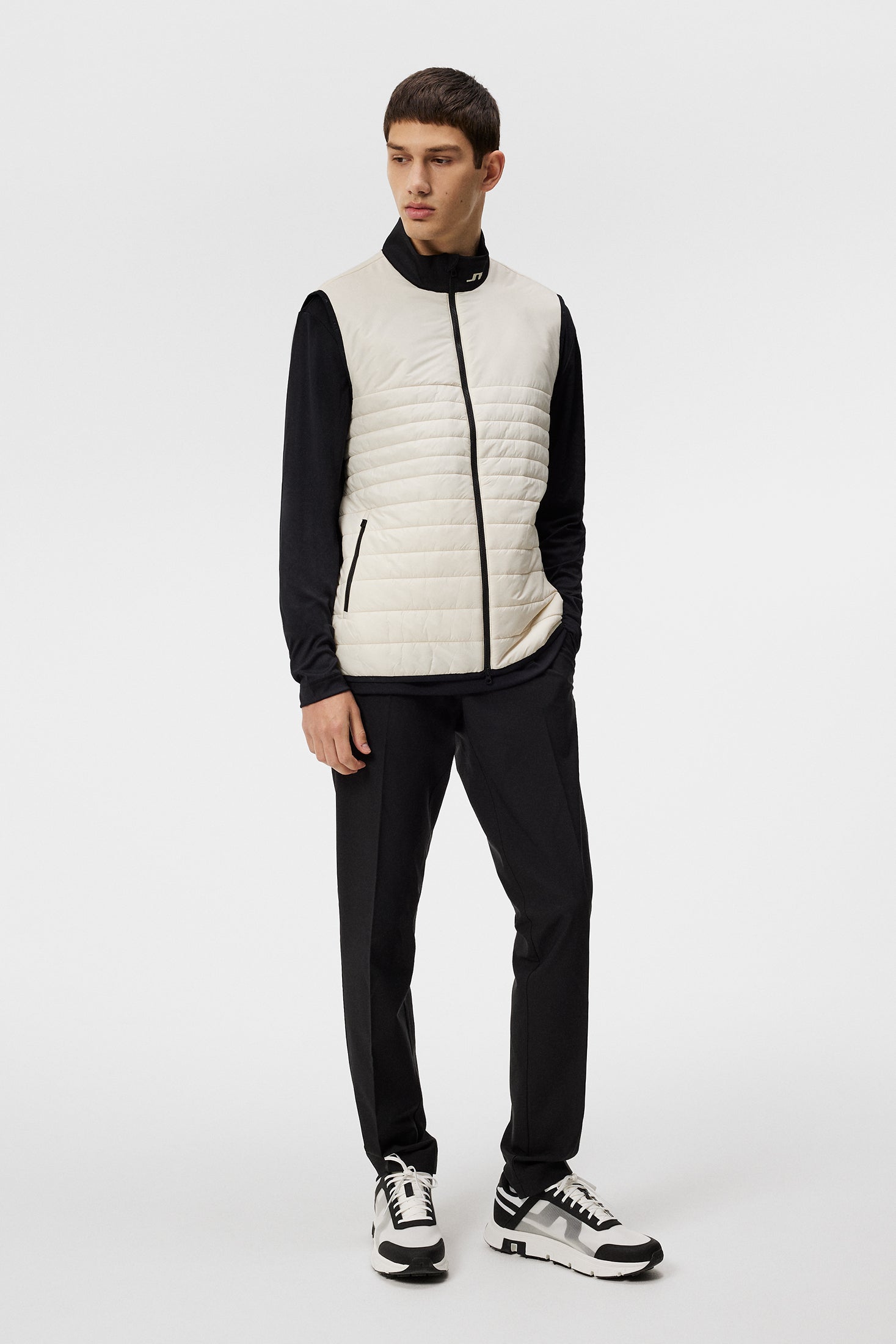 Martino Quilt Hybrid Vest / Almond Milk – J.Lindeberg EU