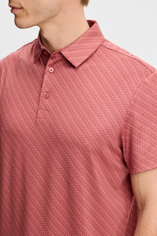 Tod Print Polo / Flight Bridge Apple Butter S