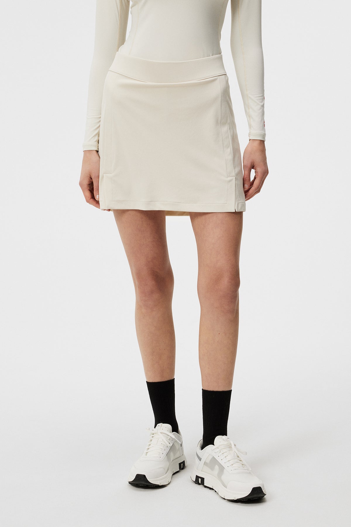 Amelie Mid Skirt / Almond Milk