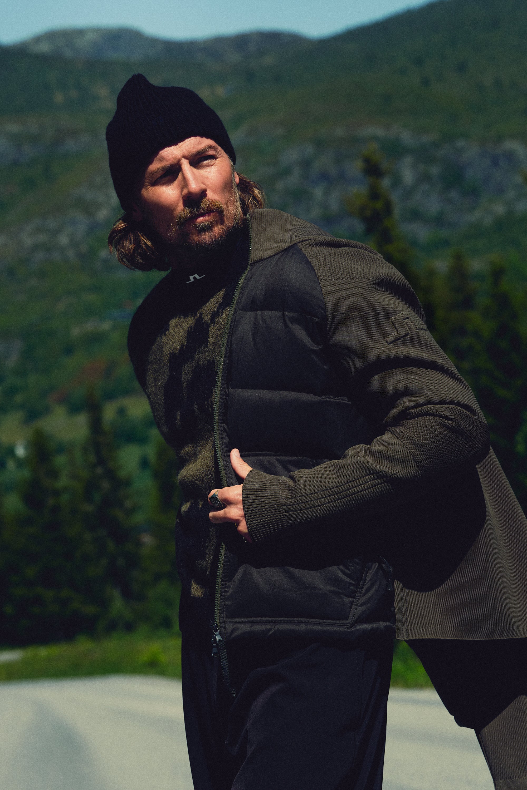 Dome Knit Hybrid Jacket / Forest Green – J.Lindeberg EU