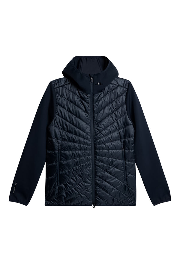 Madde Quilt Hybrid Hood / JL Navy